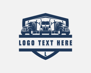 Cargo - Trailer Cargo Truck logo design