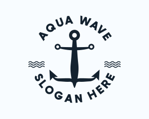 Nautical Marine Anchor logo design