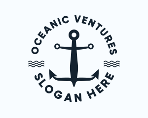 Nautical Marine Anchor logo design