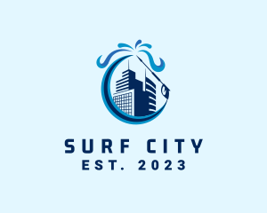 Metro City Building Cleaning logo design