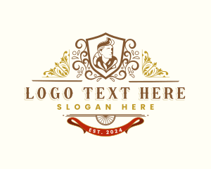 Formal - Luxury Gentleman Floral logo design