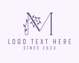 Letter M - Wellness Spa Letter M logo design