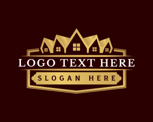 House - House Realty Roof logo design