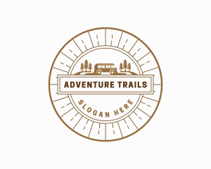 Nature Travel Van logo design