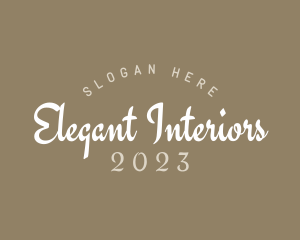 Elegant Cursive Company logo design