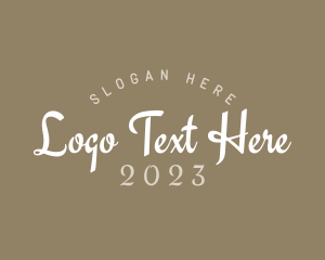 Elegant Cursive Company Logo