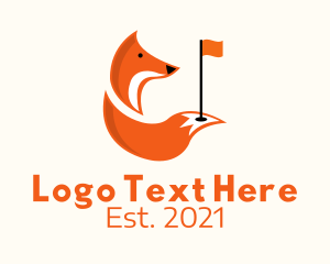 Wild Animal - Fox Golf Course logo design