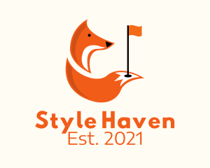 Golf Resort - Fox Golf Course logo design