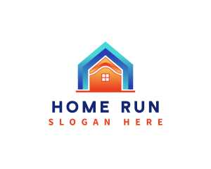 Home Roofing Construction logo design