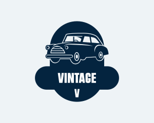 Vintage Car Automobile logo design