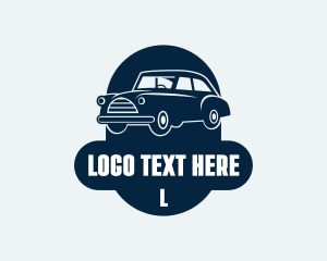 Cabriolet - Vintage Car Automobile logo design