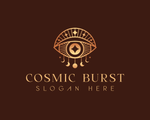 Cosmic Moon Eye logo design