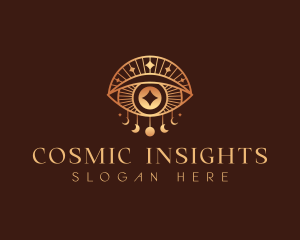 Cosmic Moon Eye logo design