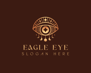 Cosmic Moon Eye logo design