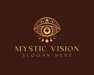 Cosmic Moon Eye logo design