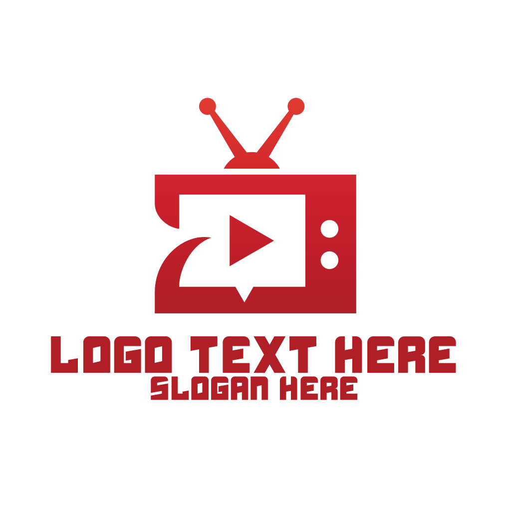 Red TV YouTube Channel Logo | BrandCrowd Logo Maker