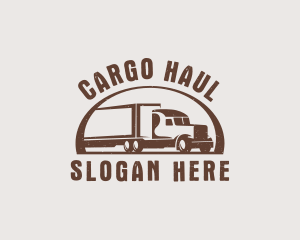 Freight Trucking Vehicle logo design