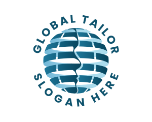 Company Global Face logo design