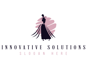 Woman Fashion Gown Logo