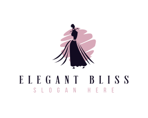 Bridal - Woman Fashion Gown logo design