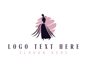 Woman Fashion Gown Logo