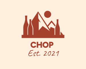 Mountain - Outdoor Mountain Winery logo design