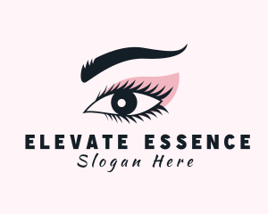 Makeup Blogger - Beauty Eyelash Cosmetic logo design