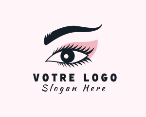 Woman - Beauty Eyelash Cosmetic logo design