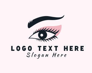 Beauty Eyelash Cosmetic Logo