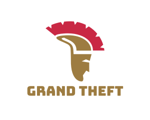Spartan Helmet Head Logo