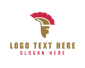 Spartan Helmet Head Logo