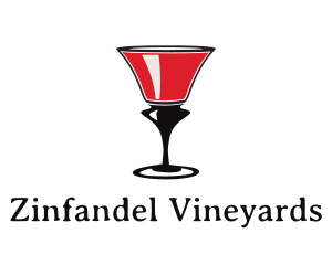 Red Wine Glass logo design