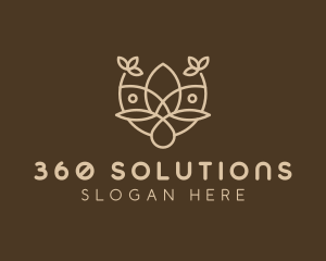 Minimalist Flower Boutique  logo design