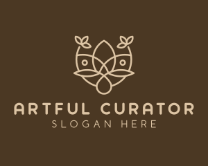 Minimalist Flower Boutique  logo design