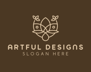 Minimalist Flower Boutique  logo design