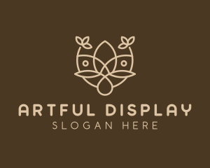 Minimalist Flower Boutique  logo design