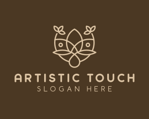 Minimalist Flower Boutique  logo design