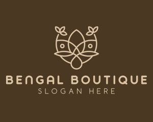 Minimalist Flower Boutique  logo design