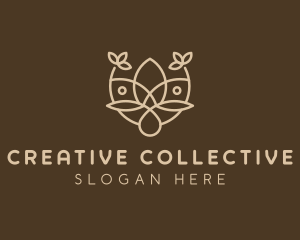 Minimalist Flower Boutique  logo design