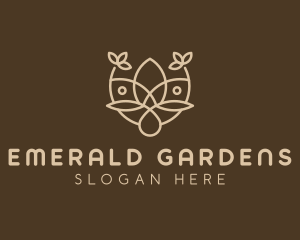 Minimalist Flower Boutique  logo design