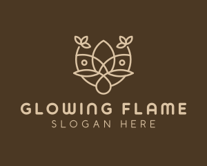 Minimalist Flower Boutique  logo design