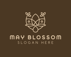 Minimalist Flower Boutique  logo design