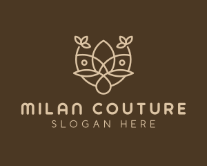 Minimalist Flower Boutique  logo design