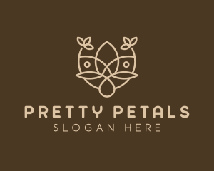 Minimalist Flower Boutique  logo design