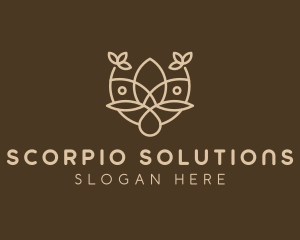 Minimalist Flower Boutique  logo design