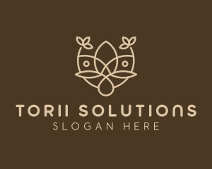 Minimalist Flower Boutique  logo design