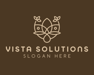 Minimalist Flower Boutique  logo design