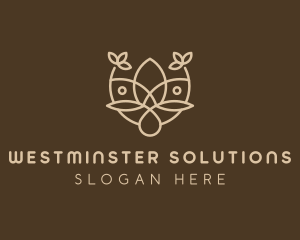 Minimalist Flower Boutique  logo design