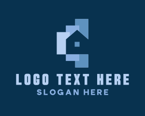 Factory - House Property Residential logo design