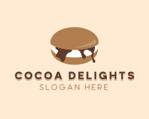 Tiramisu Biscuit Dessert logo design